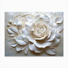 White Rose Canvas Print