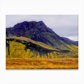 Iceland Sulfur Landscape (Iceland Series) 1 Canvas Print