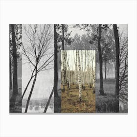 Holzcollage Canvas Print