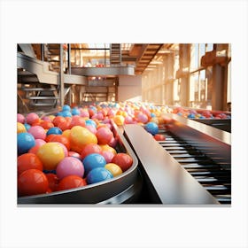 The Acme Plastic Ball Factory Canvas Print