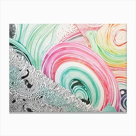 Swirls And Swirls 2 Canvas Print