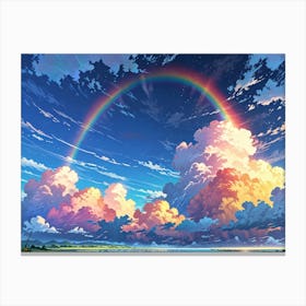 Rainbow In The Sky 14 Canvas Print