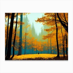 Autumn Forest 19 Canvas Print