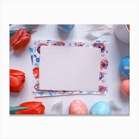 Easter Card 3 Canvas Print