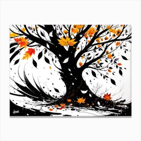 Autumn Tree 4 Canvas Print