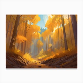 Autumn Forest 102 Canvas Print