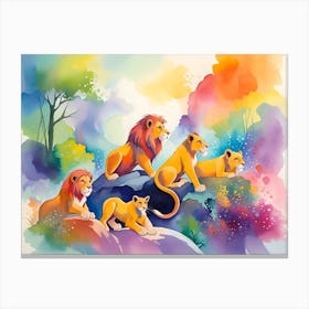Lions king Canvas Print