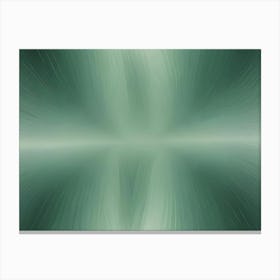 Abstract Design Featuring Flowing, Green Lines And A Gradient From Dark To Light Canvas Print