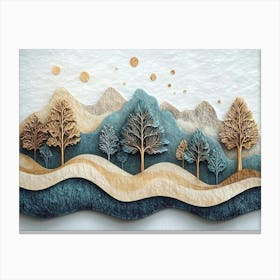 Mountain Landscape 1 Canvas Print