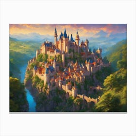 Fantasy Castle Canvas Print