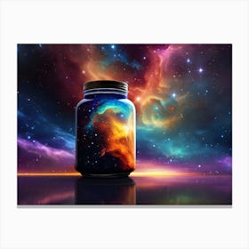 Jar Of Nebula 1 Canvas Print