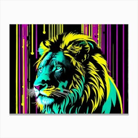 Lion Poster Canvas Print