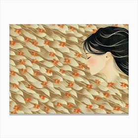 Asian Woman Canvas Print