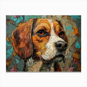 Beagle Fine Art Portrait 1 Canvas Print