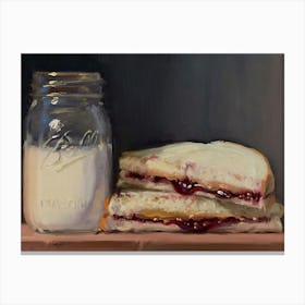 Milk And Jelly Canvas Print