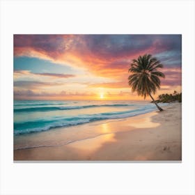 Sunset Paradise Canvas Print