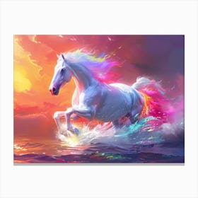 Rainbow Horse 1 Canvas Print