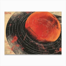 Red Planet 4 Canvas Print