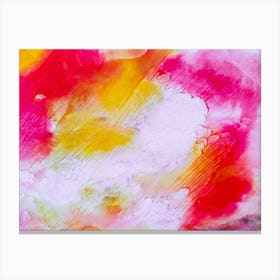 Abstract Watercolor Painting 6 Canvas Print