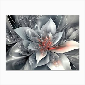 Abstract Flower 3 Canvas Print