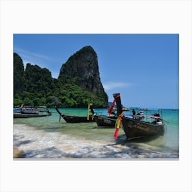 Thailand On The Beach Canvas Print