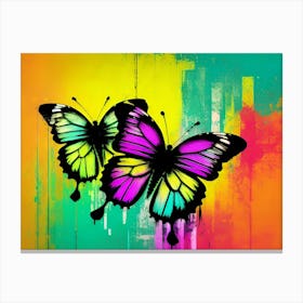 Colorful Butterflies 106 Canvas Print