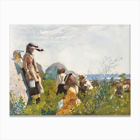 Berry Pickers (1873), Winslow Homer Canvas Print