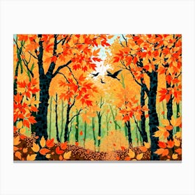 Autumn Forest 1 Canvas Print