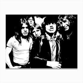 Acdc Musical Band Canvas Print