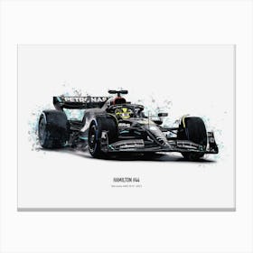 Lewis Hamilton 2023 Mercedes F1 Formula 1 W14 Canvas Print