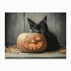 Jack O Lantern 4 Canvas Print