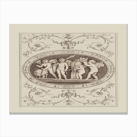 Cherubs And Angels Canvas Print