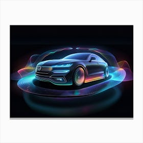 Futuristic Car Canvas Print