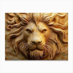 Lion Head 13 Canvas Print