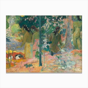 The Bathers (1897), Paul Gauguin Canvas Print