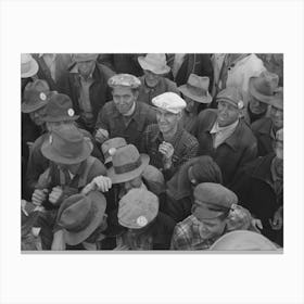 Untitled Photo, Possibly Related To Workmen At Umatilla Ordnance Depot At Beer Party Given By Contractor In 1 Canvas Print