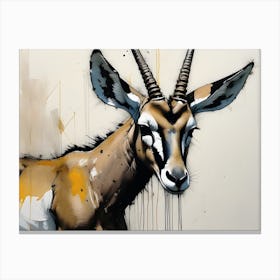 Antelope Portrait Canvas Print