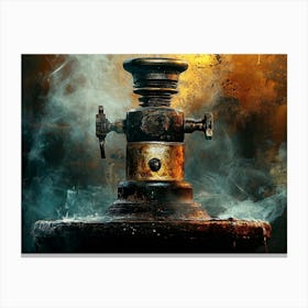 Steampunk Lamp Canvas Print