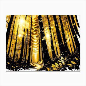 Golden Forest Canvas Print