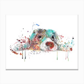 Cocker Spaniel Watercolor Canvas Print