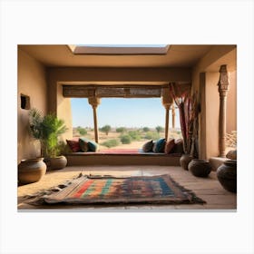 Room In The Desert 3 Canvas Print