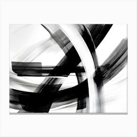 abstract modern minimal art Canvas Print