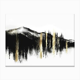 Black And Gold Canvas Print 66 Canvas Print