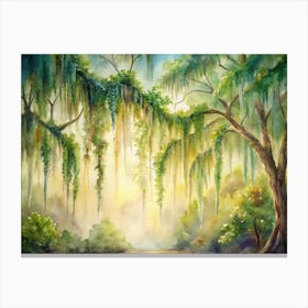 Mossy Swamp Canvas Print