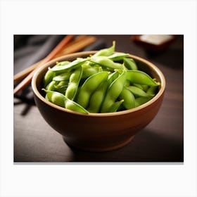 Soy Beans In A Bowl 1 Canvas Print