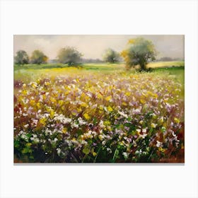 Field Of Flowers Canvas Print