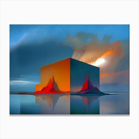 House In The Sky Canvas Print