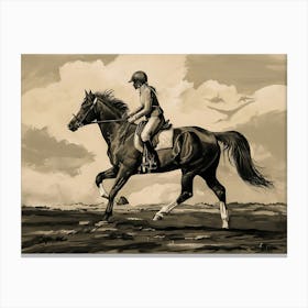 Horse Rider Canvas Print