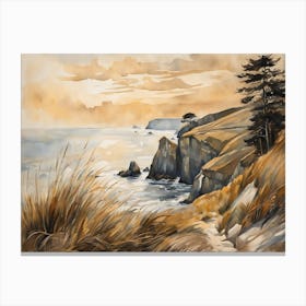 European Coastal Painting (56) Canvas Print
