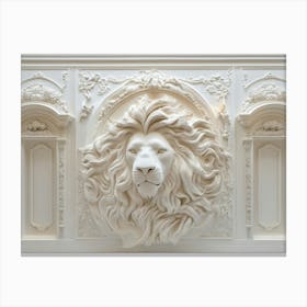 Lion Head 17 Canvas Print